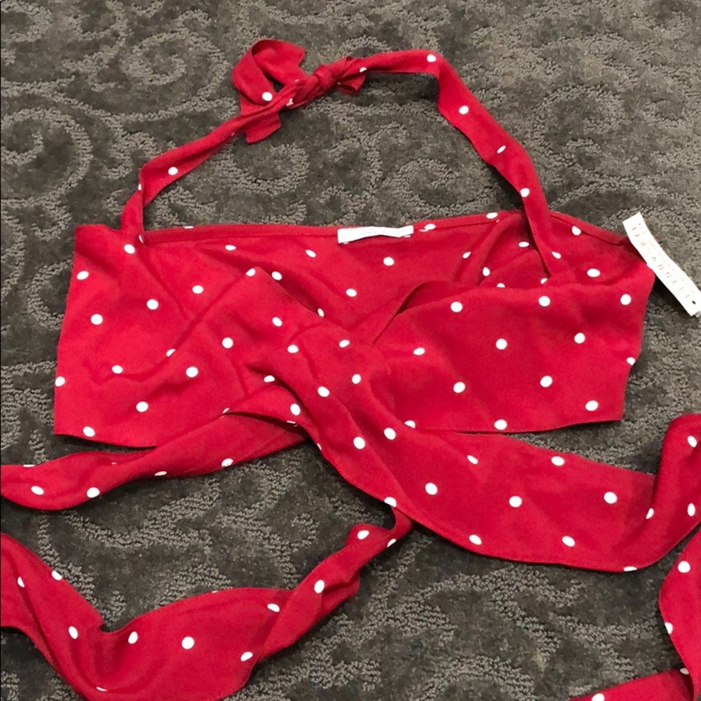 Flynn skye wrap halter top
